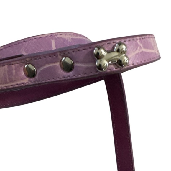 ChromeBones Leash Crocodile M 4' x 3/4" Purple NWT - Picture 3 of 4